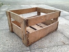 Ancienne  CAISSE CAGETTE   EN BOIS  rangement DECORATION art populaire 