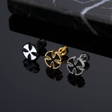 Boucles d'oreilles croix de