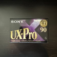Sony Ux-Pro 90 Minutes Audio Cassette Tape Audio 1 Pièce