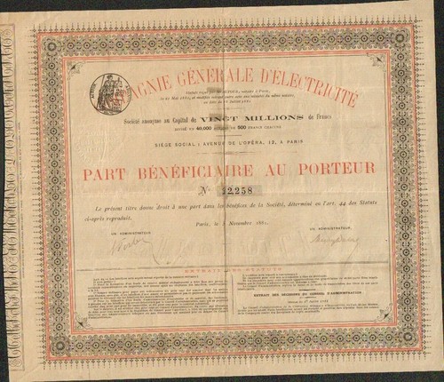 Compagnie générale - compagnie,