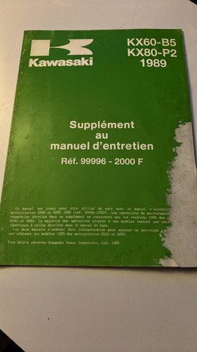 Supplement manuel entretien - supplement,