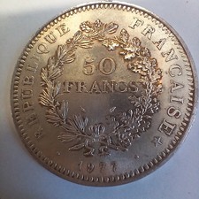pièce de 50 francs en argent