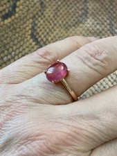 NATUREL RUBIS VERMEIL OR ROSE