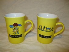 Vintage Lot x2 Anciens MUG TASSE À THÉ LIPTON FRIENDS SÉRIE TV Tisane Infusion
