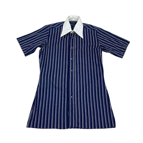 Vintage 70s big chemise col - vintage,
