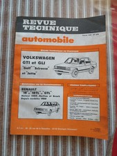Revue technique VOLKSWAGEN GOLF 1 GTI GLI Gti 1.6 1600 Gti VW Scirocco Jetta