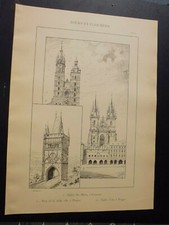 Gravure 1900:tour &