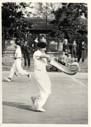 Photo presse 1937 - presse, pelote