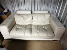 canapé 2 places cuir beige URGENT 10e