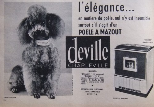 Publicité presse 1962 poele - poele, a