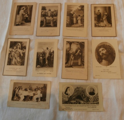 Lot images pieuses - 10,