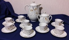 SERVICE À CAFÉ EN PORCELAINE LIMOGES CHARLES AHRENFELDT