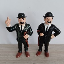  Figurines Tintin -  Dupont et Dupond - Hergé BULLYLAND (Pas BULLY) - 8cm