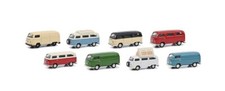 SCHUCO - Lot de 8 pièces – camping-car van VOLKSWAGEN T2A bus - 1/87 - SCH26685