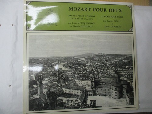 Mozart pour deux - lp,