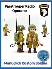 Playmobil custom ww2 soldat - custom,