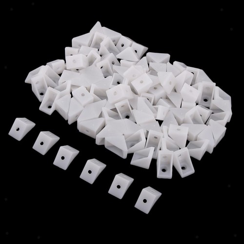 100pc blanc forme accoudoirs - l,