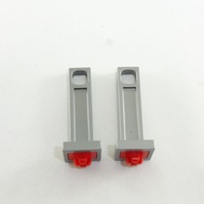 29370 Playmobil Lot de 2 Petits Poteaux Gris System X