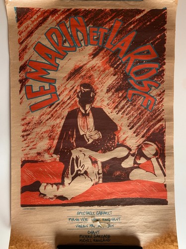Affiche vintage spectacle - affiche,