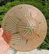 Coupe Art Deco lustre en verre