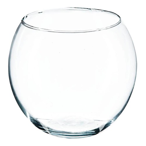 Vase boule verre frost - en,
