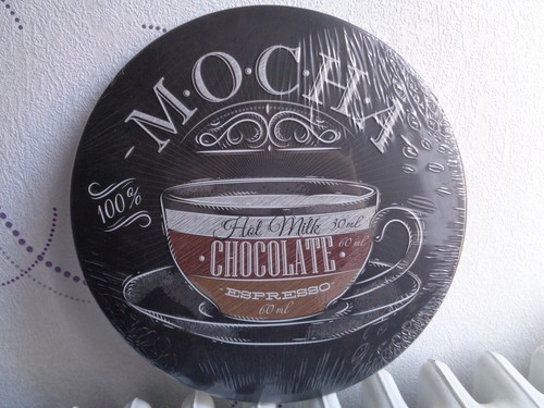 Tole metal ronde cms mocha - metal,