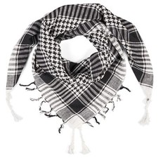 Noir et blanc Palestinien Foulard - Keffieh Écharpe pour Homme et Femme