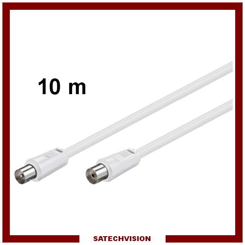 Cordon câble coaxial - 10, m