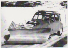 CITROEN 2CV - 2 CV CHASSE NEIGE - CARTE POSTALE 10 X 15 CM