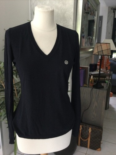 Pull armani jeans col taille - col,