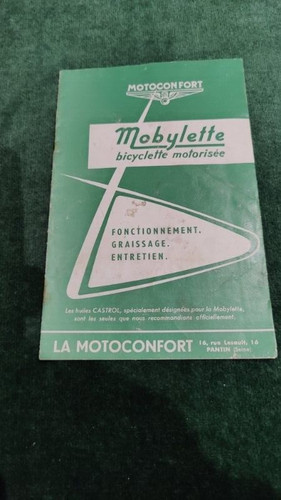 Mobylette motoconfort manuel - mobylette,