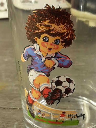 Ancien verre moutarde - verre,