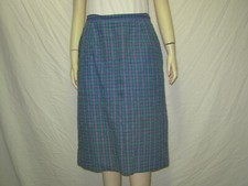 BURBERRY'S Jupe violet/vert T40 Madras VFJ021