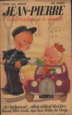 revue JEAN PIERRE 42 01/12/1938 Couverture Béatrice MALLET 26x40cm gendarme auto
