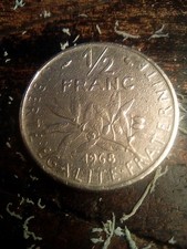 PIÈCE DE  1/2 FRANC SEMEUSE