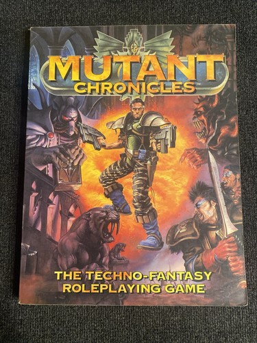 Mutant chronicles book techno - book,