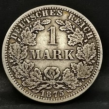 1 MARK 1875 A BERLIN ARGENT