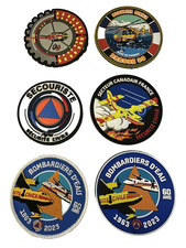 LOT de 6 Tissus Sécurité Civile Divers (5080)