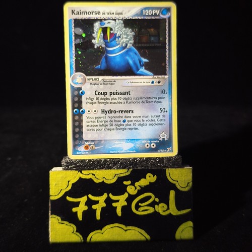 Carte pokémon kaimorse 6 - carte,