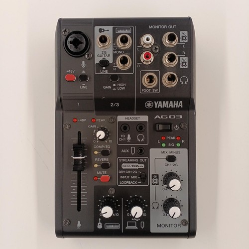 Yamaha ag03mk2 audio - yamaha,