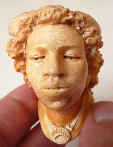 Statuette fourneau pipe en - statuette,