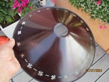 Abat Jour en Tôle Marron de Lampe Lustre ou Lampadaire  D/35cm