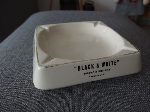 Grand cendrier ancien black - cendrier,