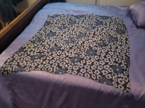Carré foulard bleu - foulard,