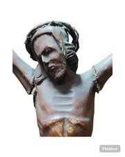 Christ en croix Ancien bois
