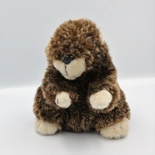 Doudou peluche castor marmotte