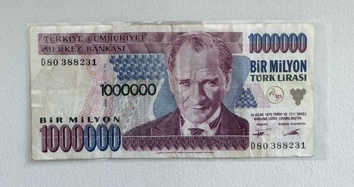 Billet turquie 1000000 - turquie, de