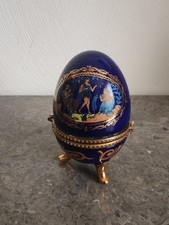 Oeuf Boite A Bijoux. Boite à Bague Vintage En Porcelaine