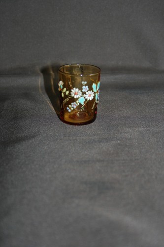 Verre émaillé ancien - ,