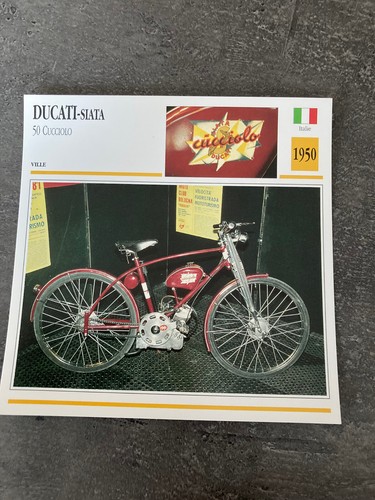 Carte fiche moto collection - fiche,